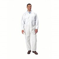COVERALL HEAVY DUTY SMS ELASTIC WRISTS AND ANKLES ZIPPER COLLAR